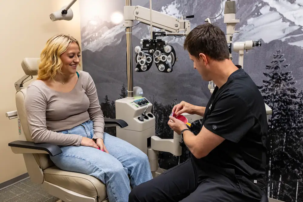 Dr. Grillo with a patient
