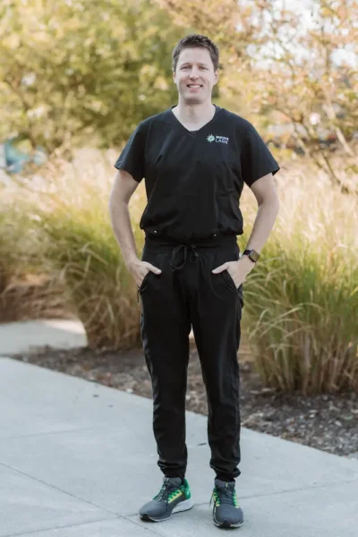 Dr. Grillo posing outside